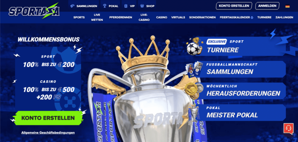 Sportaza Homepage