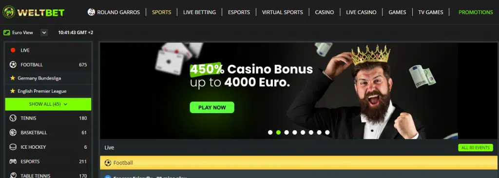 WM Wetten Weltbet