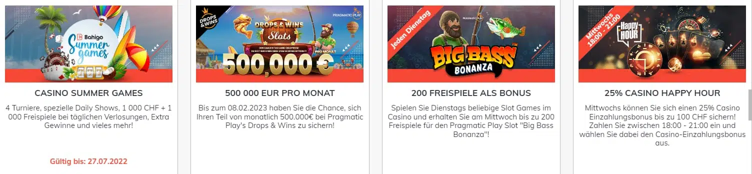 Bahigo Bonus code
