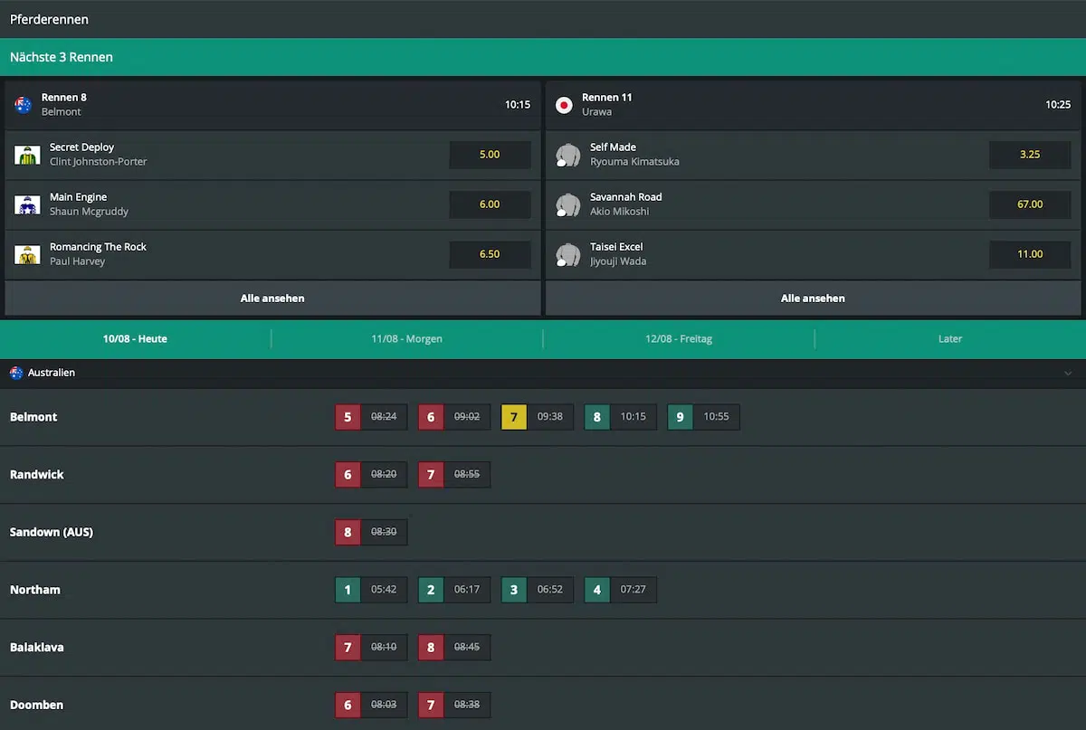 1Bet Pferdewetten