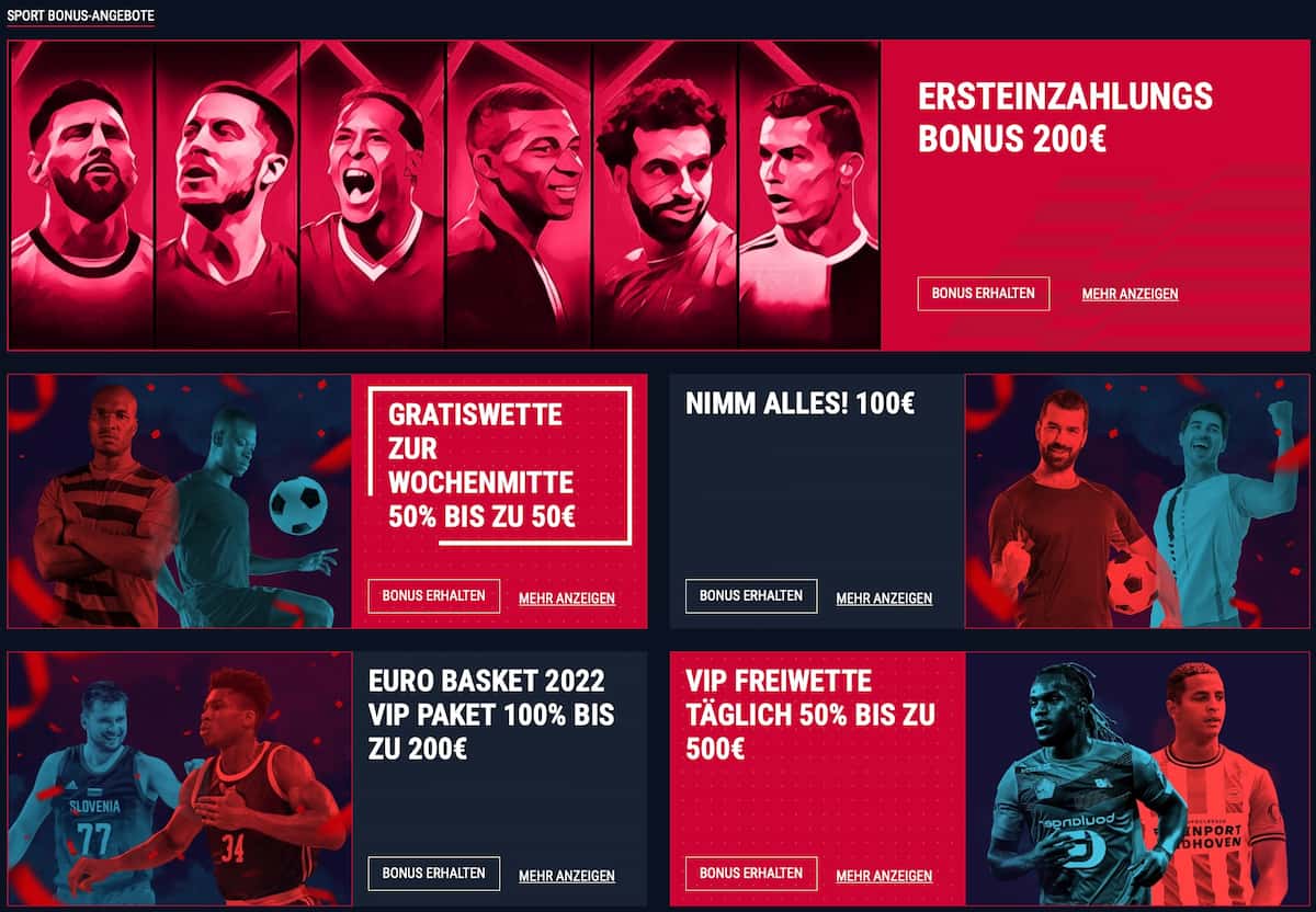 Sportwetten App Bonusangebote