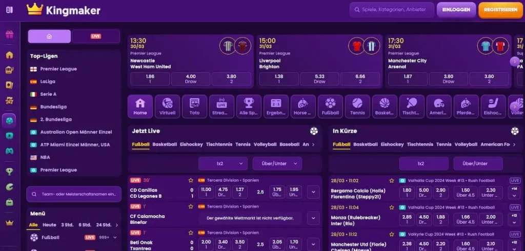 Sportwetten Kingmaker