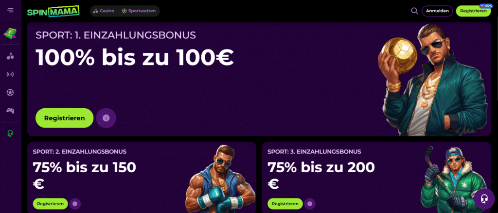 SpinMama Sport Bonus